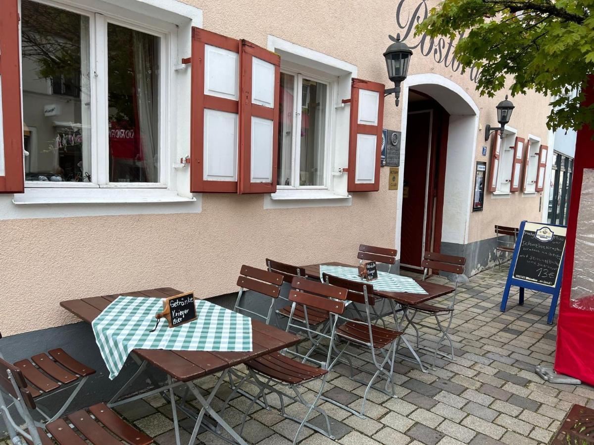 Hotel-Gasthof Postbraeu Dingolfing Eksteriør billede