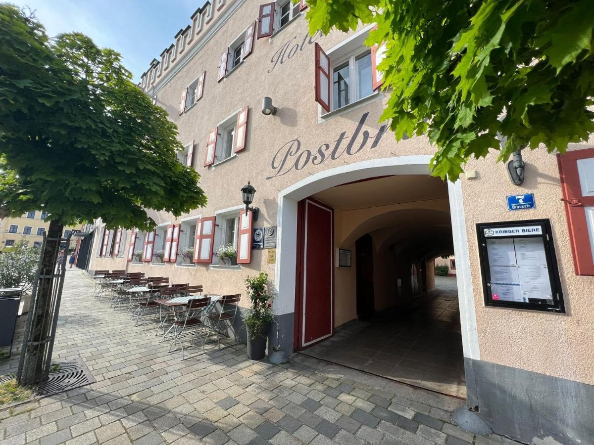 Hotel-Gasthof Postbraeu Dingolfing Eksteriør billede