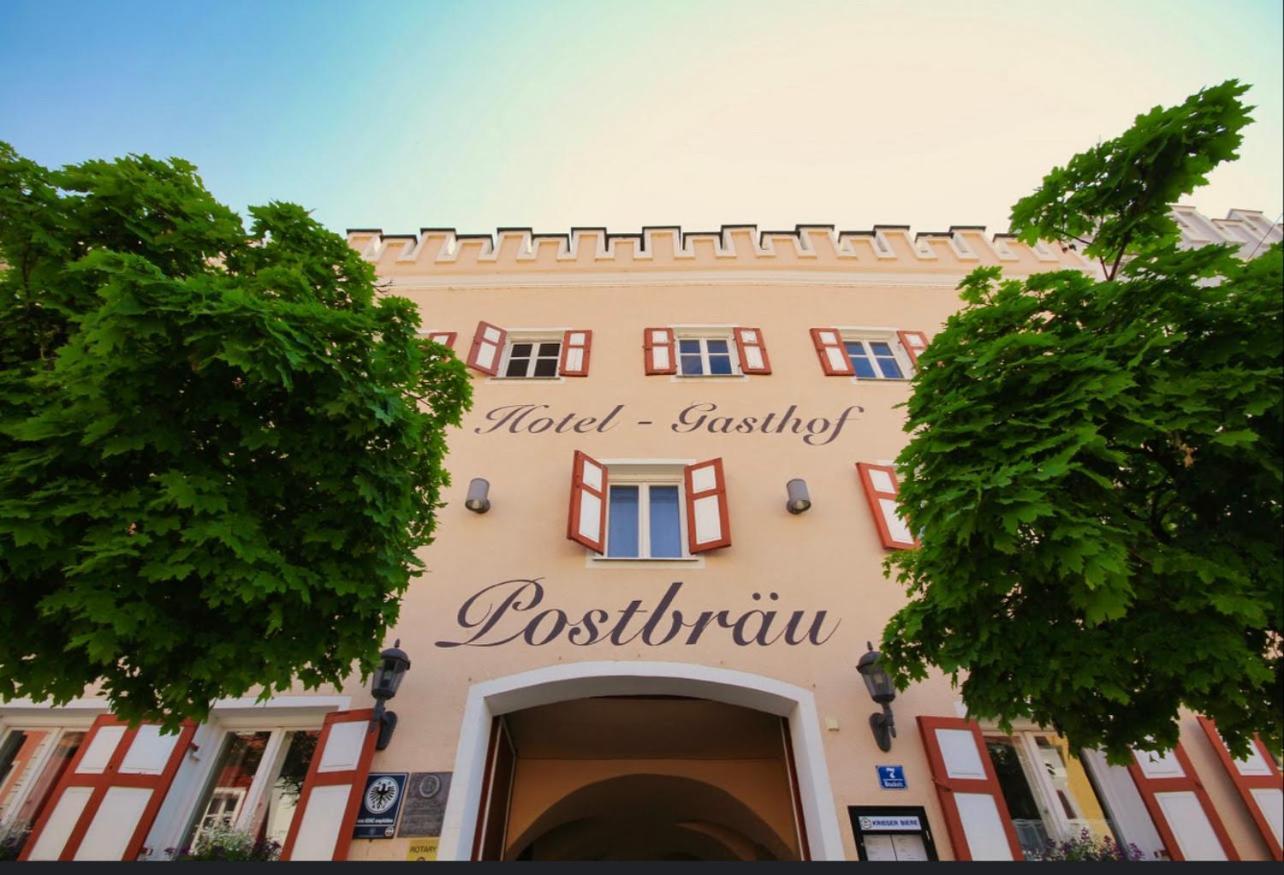 Hotel-Gasthof Postbraeu Dingolfing Eksteriør billede